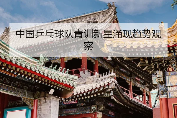 中国乒乓球队青训新星涌现趋势观察